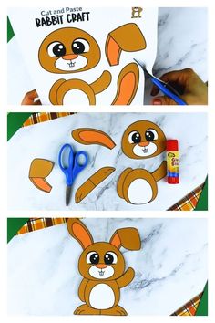 Are you looking for a free printable and easy way to teach about the letter R? Why not use our fun rabbit template and make this adorable bunny rabbit craft. Kids of all ages will enjoy the step by step instructions including preschool, toddler, and kindergarten class. You can glue it to a paper plate or a toilet paper roll. However you use our rabbit template, we know your little ones will love it! Bunny Rabbit Crafts, Bunny Baby Shower Theme, Rabbit Craft, Rabbit Paper, Bag Puppet, Printable Craft Templates, Farm Animal Crafts, Bunny Templates