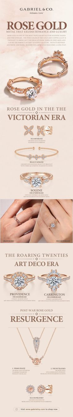 Unveiling the Historical Beginnings of Rose Gold Metal in Jewelry-ER14768R3K44JJ,LR4593K45JJ,ER15207R4K44JJ,ER15201R4K44JJ,ER14719O4K44JJ,EG14034K45JJ,BG4115-65,NK6013K45JJ,NK5937K45MO,EG11819 Rose Engagement Ring, Art Deco Engagement Ring, Rose Gold Metal, Earrings Rings, Unique Engagement, Vintage Engagement, Rose Gold Engagement Ring