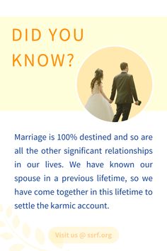 Are marriages 100% destined? Give And Take, Family Members, Our Life, Did You Know, Accounting