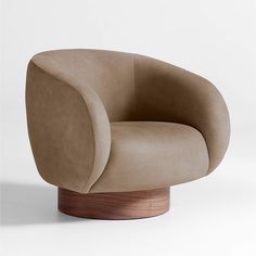 the modern chair is designed to look like an oval