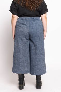 Born from the desire to eliminate waste in our production. Our Zero Waste Pant design allows for a pocket to be nested into the pant leg pattern pieces. Made from yarn-dyed 55% hemp / 45% organic cotton blend that feels softer with washing. The selvage left over from this process is used to create our Zero Waste Bag. Barcelona Dress, Pant Design, Patio Dress, Vegetable Prints, Brunch Dress, Pattern Pieces, Left Over, Pants Design, Cropped Denim