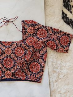 Fabric:brocadeHand tailored and have extra stitches upto 4 inches length 16 inches Body lined! Print Crop Tops, Crop Top Blouse, Block Print, Crop Top, Top Blouse, Crop Tops, Fabric