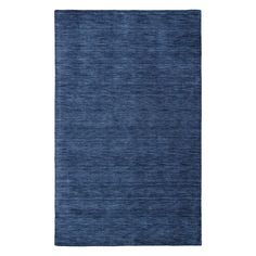 a blue rug on a white background