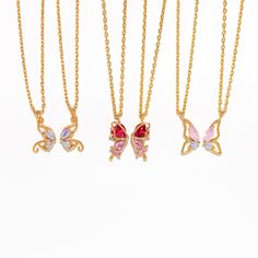 Show your best friend how much you love having them in your crew with our Butterfly Besties Necklace Set! You'll always feel the comfort of your friends while you have this on. Besties Necklace, Bestie Necklace, Hey Bestie, A True Friend, Necklace Chain Lengths, By Your Side, Wrap Rings, Brass Pendant, Jewelry Cleaner