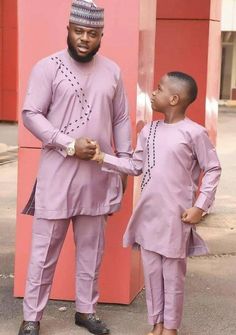 African Men Clothing Father and Son Attire Boys Clothing - Etsy Serbia African Male Suits, Wedding Suit Styles, Dashiki For Men, Mens Wedding Suits, Costume Africain, African Suit, Nigerian Men Fashion, African Attire For Men, African Dresses Men