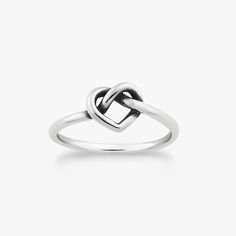 Necklaces and Chains Heart Knot Ring, Cute Promise Rings, James Avery Rings, Heart Knot, James Avery Jewelry, Antique Engagement Ring, Discount Jewelry, James Avery, Knot Ring