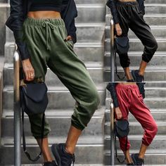 Jogging Pants Black, Gym Joggers, Sports Trousers, Trouser Pants Women, Jogging Pants, Color Fashion, Loose Pants, Women's Trousers