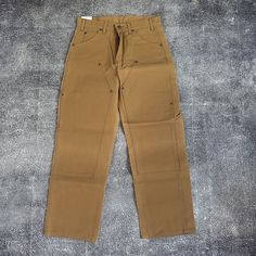 Pants Are Brand New With Tags! They Do Have A Few Minor Marks From Storage (Pictured Above) Fit True To Size Men's 31 X 30 Brown Straight Leg Pants With Pockets, Brown Pants With Hip Pockets, Brown Full-length Pants With Hip Pockets, Brown Straight Leg Pants With Patch Pockets, Brown Trousers With Patch Pockets, Brown Trousers With Hip Pockets, Brown Straight Leg Work Pants With Patch Pockets, Brown Tapered Leg Jeans With Pockets, Brown Bottoms With Patch Pockets