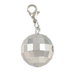 Buy the Disco Ball Charm by Bead Landing™ at Michaels. Create an adorable necklace or bracelet with this disco ball charm from Bead Landing. For a quick outfit embellishment just slide the charm onto a simple chain or ribbon and style as desired. Create an adorable necklace or bracelet with this disco ball charm from Bead Landing. For a quick outfit embellishment just slide the charm onto a simple chain or ribbon and style as desired. Details: Rhodium colored 19 mm Lobster clasp Zinc alloy and i Bead Landing, Simple Chain, Quick Outfits, Disco Ball, Charm Jewelry, Zinc Alloy, Lobster Clasp, Ribbon, Bracelet