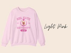 Show off your sense of humor and style with our 'Girl Math University' crewneck sweatshirt, featuring the witty slogan 'I'd literally be losing money.' Made from ultra-soft, high-quality fabric, this sweatshirt offers the perfect blend of comfort and cleverness. Whether you're a girl math enthusiast or just love a good laugh, this crewneck is perfect for casual days, study sessions, or hanging out with friends. Embrace the fun side of finances and make a statement with this cozy and entertaining Math University, Girl Math, University Crewneck, Study Sessions, University Sweatshirts, Lost Money, Funny Sweatshirts, Sense Of Humor, Girl Sweatshirts