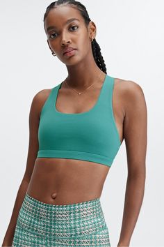 Boost Medium Impact Sports Bra Fabletics green female Activewear >> Womens >> Sports Bras >> Sports Bra >> Medium Impact regular Training/Yoga and Studio Removable Bra Cups/Strappy Classic style with strappy back details Female Activewear, Orange Sorbet, Womens Sports, Yoga Training, Pacific Blue, Blue Violet, Sport Bh, Sport Bra, Powder Pink