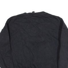 Item is in good used condition. >Size: XS >Armpit To Armpit: 20" >Armpit To Cuff: 17" >Collar To Hem: 22" Sporty Washed Black Sweatshirt With Ribbed Cuffs, Streetwear Washed Black Sweatshirt With Ribbed Cuffs, Washed Black Tops With Ribbed Cuffs For Streetwear, 90s Black Crew Neck Sweatshirt, Black Crew Neck Sweatshirt In 90s Style, 90s Style Black Crew Neck Sweatshirt, Washed Black Crew Neck Sweatshirt Grunge Style, Washed Black Grunge Crew Neck Sweatshirt, Black Oversized 90s Sweatshirt