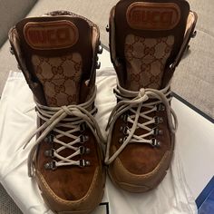 Gucci Brown Boots Sold As Is.. Gucci Boots, Boots Brown, Gucci Shoes, Shoes Men, Brown Boots, Shoes Mens, Men's Shoes, Shoe Boots, Size 10