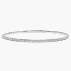 Part of our Eclipse collection, this diamond flex bangle, set in 14k yellow gold, is sure to bring a touch of elegance to every look. Pearl Bracelet Gold, Pearl Jewelry Gift, Platinum Rose Gold, Engagement Rings Marquise, Gold Rings Fashion, Gold Pearl Necklace, Ladies Diamond Rings, Rose Gold Jewelry, Unique Gemstones