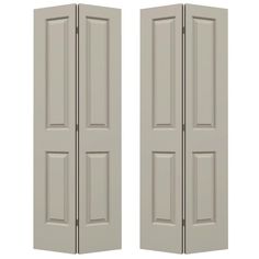 two doors are shown side by side