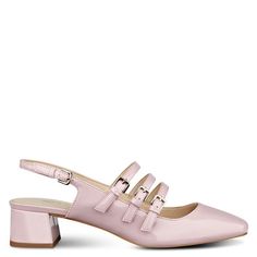 Weirley Mary Janes | Spring Fashion | Spring Trends | Modern Ballet | Buckle Detail | Block Heel | Pink Shoes | Nine West Pink Heels, Pink Shoes