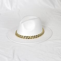 Category:Hats; Embellishment:Metal Chain,Pure Color; Gender:Men's; Quantity:1 PC; Style:Retro,Simple; Hats Category:Fedora Hat; Occasion:Formal,Wedding,Cocktail,Royal Astcot; Material:Wool Acrylic; Front page:WE; Shipping Weight:0.2; Listing Date:03/14/2023 Cheap Embroidered White Hats, Luxury White Country Hat Bands, Wedding Party Accessories, Simple Retro, Wedding Cocktail, Wedding Cocktails, Fedora Hat, Formal Wedding, Simple Weddings