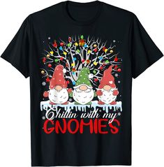 Chillin With My Gnomie Christmas Matching Family Pajama T-shirt Matching Christmas Pajamas Family, Matching Christmas Pajamas, Christmas Matching, Matching Family Pajamas, Family Pajamas, Christmas Pajamas, Pajamas, Christmas, T Shirt