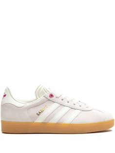 Adidas Gazelle Suede Sneakers - Farfetch Adidas Suede, Shoe Shopping, Iconic Bags, Fashion Board, Adidas Gazelle, Boots And Sneakers, Girls Sneakers, Flat Boots, Suede Sneakers