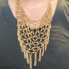 Dress Up Anything With This Gold Bib Necklace. Cleopatra Style. Cleopatra Style, Cleopatra Necklace, Gold Bib Necklace, Anthropologie Jewelry, Bib Necklace, Jewelry Gold, Womens Jewelry Necklace, Gold Jewelry, Anthropologie