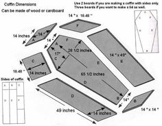 the diagram shows how to make an origami box with measurements for each side