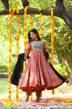 🌺 Spice up your wardrobe with our Rustic Red Bagru Print Anarkali! 💃 This stunning piece is only $101.00 and perfect for any occasion. 🔥 Shop now and add a touch of elegance to your style. 💫 #RusticRed #BagruPrint #Anarkali #Fashion #Sale #Trendy #MustHave #IndianFashion #ShopNow #AffordableStyle #etherealoutfitters Bagru Print, Guide Dog, Fashion Sale, Clothes Collection, Indian Outfits, Anarkali, Affordable Fashion, Spice Up, Summer Collection