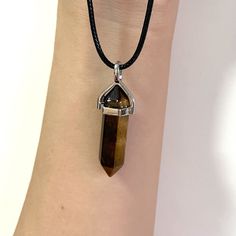 Beginner Crystals, Crystals For Kids, Crystals Earrings, Crystals Necklace, Wardrobe Wishlist, Tigers Eye Necklace, Personalized Gifts For Mom, Tigers Eye, Eye Necklace