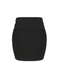 Indulge in the lovely texture of our Dionne Skirt, made out of luxurious wool. The two rounded buckles on the upper waist side serve as both delicate embellishments and harmonious complements to the design, creating a cohesive and elegant look. Versatile and chic, this high waist skirt embodies understated sophistication. Whether paired with the matching Dionne Blazer for a coordinated ensemble or styled as a standalone fashion statement, it effortlessly reflects the wearer's impeccable taste an Elegant Mini Skirt With Belt Loops For Party, Elegant Mini Skirt With Belt Loops For Work, Elegant Mini Skirt With Belt Loops For Night Out, Elegant Formal Mini Skirt With Belt Loops, Formal Black Skirt With Belt Loops, Chic Office Skirt With Belt Loops, Elegant Mini Skirt With Belt Loops, Chic Office Mini Skirt With Belt Loops, Elegant Tailored Black Skirt