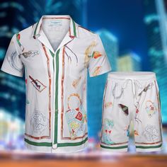 【Stylish Design】This tropical shirts for men designed with loose fit, button up closure, short sleeve, turn down collar and back curved hem. It's the best gift for birthdays, anniversaries, Valentine's Day, etc. And a great gift for your boyfriends, husband, sons, etc. 【Multiple Occasion】Men's casual button-down shirts is perfect for tropical Hawaiian theme, vacation, beach, traveling, camping, fishing, cruise, party, holidays, working, daily wear, etc.It's easy to match with casual shorts, slac Relaxed Fit White Shirt For Summer, White Relaxed Fit Shirt For Summer, Summer White Relaxed Fit Shirt, White Camp Collar Top For Vacation, White Short Sleeve Shirt For Summer, White Hawaiian Shirt With Camp Collar For Vacation, White Shirt For Summer Beach Occasion, White Beach Shirt For Summer, White Short Sleeve Shirt For The Beach