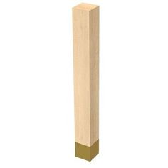 a tall wooden pole on a white background