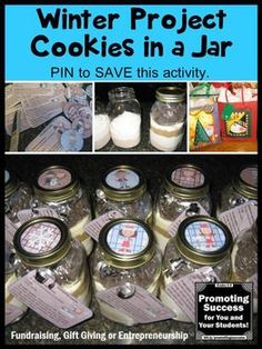 christmas project cookies in a jar pin to save this activity