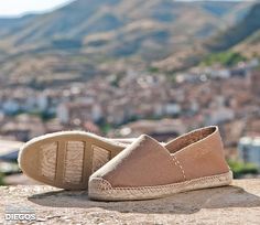 Diegos light brown espadrilles | Authentic & original These classic and traditional flat canvas espadrilles are made in northern Spain. The braided soles of the espadrilles are made of jute thread and recycled textile fibers from Barcelona. The soft blue cotton canvas, hand stitched to the sole with white thread, originates from Alicante. We ship from NY - Easy returns. Natural Casual Espadrilles With Leather Sole, Casual Natural Espadrilles With Leather Sole, Brown Stitched Sole Espadrilles For Summer, Brown Espadrilles With Stitched Sole For Summer, Brown Summer Espadrilles With Stitched Sole, Natural Canvas Slip-on Espadrilles, Tan Espadrilles, Spanish Espadrilles, Brown Espadrilles