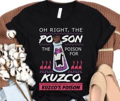 Retro The Poison For Kuzco Shirt / The Emperor's New Groove Disney T-shirt Emperor's New Groove, The Poison, The Emperor's New Groove, Gym Tights, Disney T Shirt, Emperors New Groove, New Groove, Mens Sportswear