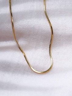 Gold Necklace - Mini Herringbone Chain - Laka - ke aloha jewelry Heavy Chain Necklace, Gold Herringbone Chain, Gold Snake Chain, Shark Tooth Necklace, Mini Gold, Tooth Necklace, Herringbone Chain, Herringbone Necklace, Heavy Chain