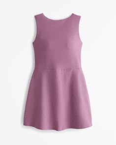 Elevate your active wardrobe with the Abercrombie & Fitch Women's Ypb Sculptlux Slash Mini Dress in the stunning Purple Rose shade. Perfect for women who love to combine fashion with functionality, this dress is crafted from our exclusive sculptLUX fabric, designed to flatter and support your figure while ensuring maximum comfort.

- Size: S
- Color: Purple Rose
- Material: Lining - Polyester, Elastane
- Gender: Female
- Features: Stretch interior lining, open-back detail, slash neckline

This a Sculpting Materials, Female Features, Active Dress, Neckline Designs, Purple Rose, Style Statement, Purple Roses, Active Women, Hold You