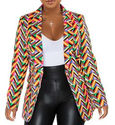 PRICES MAY VARY. Material - women's fashion fall colorblock printed blazer jackets is made of 80% - 90% polyester,semi-fitted work business suit with a button tailored,versatile and practical styles,easily dress uup or down,enough soft and comfy. Features : single button down,wave printed,colorblocks,graffiti，geometric pattern,long sleeve,withou peak,turn down collar,elegant lapel,unlined,faux pockets,open front work office business blazer jackets ,OL professional suit cardigan,streetwear jacket Patchwork Blazer For Workwear In Fall, Fall Patchwork Outerwear For Office, Multicolor Notch Lapel Blazer For Fall, Multicolor Blazer With Lapel Collar For Work, Multicolor Fall Blazer With Lapel Collar, Chic Multicolor Patchwork Outerwear, Multicolor Lapel Collar Outerwear For Spring, Multicolor Outerwear With Lapel Collar For Spring, Fitted Multicolor Outerwear With Lapel Collar