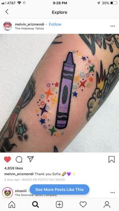 an image of a tattoo on someone's arm