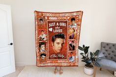 FREE shipping on all additional items Elvis P 2022 Movie Quilt Blanket  "------Detail------  Fleece Blankets: - Luxurious, silky, cozy, ideal for snuggling -Full color all over print; Prints edge-to-edge on one side -Machine wash separately in cold water; Tumble dry on low heat -Do not iron or press with heat; Do not dry clean -Decoration Type: Sublimation -Print Dimensions: Available in 3 sizes -- VPS: 30" x 40", VPM: 50" x 60", VPL: 60" x 80" -Fabric Weight: 300 GSM  Premium Mink Sherpa: - Premium Silky Smooth mink front; Extra Fluffy Sherpa back side - Full color all over print; Prints edge-to-edge on one side - Machine wash separately in cold water; Tumble dry on low heat - Do not iron or press with heat; Do not dry clean - Decoration Type: Sublimation - Print Dimensions: Available in Fleece Blankets, Weighted Blanket, Digital Gifts, Digital Gift Card, Blanket Gift, Quilt Blanket, Fleece Blanket, Linen Bedding, Blankets & Throws