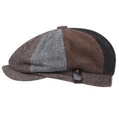 The Peaky Blinders-inspired Hat, a nod to the iconic and timeless fashion associated with the popular television series. Channel the rugged elegance of the Shelby clan with this classic accessory that effortlessly combines style and attitude.Key Features: Distinctive Design: Embrace the distinct style of the Peaky Blinders with our hat featuring the signature flat cap design. The bold and charismatic look captures the essence of the roaring twenties, adding a touch of historical flair to your ensemble. Quality Craftsmanship: Meticulously crafted from high-quality materials, our Peaky Blinders Hat ensures durability and comfort. The attention to detail in the stitching and construction reflects the authenticity and timeless appeal of this classic accessory. Comfortable Fit: Designed for com Cap Men Fashion, Peaky Blinders Hat, Newsboy Cap Men, Mens Beret, Beret Fashion, Ivy Hat, Ivy Cap, Flat Hats, Herringbone Stitch