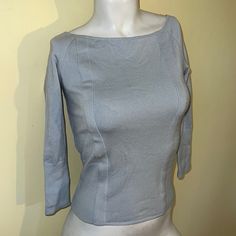 Got Valentino? This Top Is Size Small But Can Easily Accommodate A Medium. It Has Amazing Stretch Yet Retains Its Shape. Design Color, Knit Top, Color Design, Color Blue, Womens Tops, Knitting, Women Shopping, Blue, Color