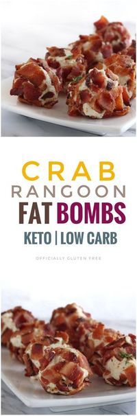 Crab Rangoon Fat Bombs Keto Bacon, Comidas Keto, Mid Afternoon, Crab Rangoon, Fat Bomb Recipe, Low Carb Diets, Keto Fat, Diet Vegetarian, Low Carb Snacks