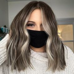 Short Brown Ash Hair, Low Maintenance Balayage Blonde, Mushroom Balayage Brunette Bob, Short Hair Balayage Brunette Ash Blonde, Money Piece Hair, Hair Glam, Rambut Brunette, Tan Skin Blonde Hair