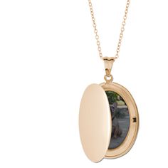 Made of stainless steel, with your choice of silver, gold or rose gold finish. Oval Locket measures 1.2 x 0.9, photo insert measures 0.9 x 0.6. Heart Locket measures 1.07 x 1.09, photo insert measures 0.8 x.85. Engraving available on front side only. Photos already sized and inserted inside. Comes with 18 coordinating chain and gift box. Imported. Personalized in USA Rose Gold Oval Pendant Locket Jewelry, Personalized Rose Gold Oval Pendant Locket Necklace, Rose Gold Oval Pendant Jewelry For Keepsake, Personalized Rose Gold Oval Locket Necklace, Personalized Oval Rose Gold Necklaces, Elegant Stainless Steel Necklace With Locket, Elegant Stainless Steel Locket Necklace, Elegant Stainless Steel Locket Jewelry, Personalized Oval Rose Gold Necklace