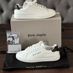 100% Guaranteed Authentic New With Box Size: Uk 2 / Eu 36/ Us 3 Retail Price $465 Style Code: Pwia035f21lea001011007 Src-105eby156 Palm Angels Shoes, Tennis Sneakers, Sneaker Shoes, Shoes Color, Palm Angels, Womens Shoes Sneakers, Kids Shoes, Tennis, Shoes Sneakers