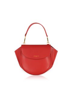 Astorya Leather Mini Bag w/Shoulder Strap crafted in smooth genuine Italian calf leather, goes beyond minimal elegance with its winged structured silhouette that exudes charm season after season. Featuring flap top magnetic closure, detachable top handle, detachable shoulder strap, rear slip pocket, side wing gussets, internal pocket, tonal stitching and gold tone hardware. Red color. Made in Italy. 100% Calf Leather Luxury Trendy Flap Bag With Detachable Strap, Cheap Red Shoulder Bag With Detachable Strap, Leather Mini Bag, Red Bag, Unique Bags, Women Accessories Bags, Pearl Jewellery Earrings, Cuff Earrings, Gifts For New Moms