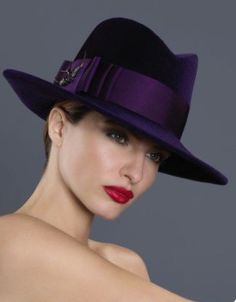 Philip Treacy Hats, Stylish Womens Hats, Purple Hat, Philip Treacy, Occasion Hats, Womens Fedora, Beautiful Accessories