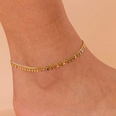 New In Box. 14k Gold Plated. American Made. Easy To Wear: The 14k Gold Plated Anklet Is Very Easy To Wear! Elegant And Timeless With A Simple And Secure Clasp To Open And Close. Valuable Quality: Quality And Creativity. We Are Your Choice Because Of Our 14k Yellow Gold Plated Creations And Our Special Procedure For A Long Lifetime Lasting. Gold Tarnish Resistant Anklets For Gifts, Gold Dangle Anklets As Gift, Gold Dangle Anklets For Gift, Elegant Gold Dangle Anklets, 14k Gold Anklets As Gift, Elegant Anklet, Anklets For Women, Animal Slippers, Gold Anklet