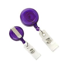 "FREE SHIPPING 10 Pack - Translucent Retractable Badge Reel with Belt Clip - Cute Clear Slide On Badge Extender/Holder with Vinyl I'd Strap for Nurse Name Tags, Work Key Cards, DIY Craft by Specialist ID (Purple) STURDY AND USEFUL BADGE REELS - Great Alternative to Wearing Neck Lanyards - Simple, Lightweight, Grips Firmly - Perfect for Display and Swipe Action for Work Name Badge, Cruise ID Cards, Card Reader Badges, Key Extender and More! STRONG BELT CLIP ATTACHMENT - Slim Steel Belt Clip - Gli Clear Slides, Puff Paint, Work Badge, Crafting Supplies, Name Badges, Retractable Badge Reel, Belt Clip, Card Reader, Id Holder