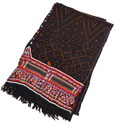 "OLD INDIAN RABARI EMBROIDERY TRIBAL KUCHI WOOLEN Bandhani Printed Dupatta VINTAGE ETHNIC WRAP STOLE SHAWL Item Description We ascertain you that the item you just saw Old Indian Handmade Mirror work Embroidery Kuchi Woolen Bandhani Printed Dupatta Vintage Wrap Rabari Tribal Ethnic Banjara Stole Shawl is a Mesmerizing, SINGLE OF ITS KIND, gorgeous Indian VINTAGE 'Dhabli' shawl, that has been painstakingly embroidered to create this masterpiece ! It is made from Genuine Wool. It is embroidered by Traditional Brown Embroidered Shawl, Traditional Embroidered Brown Shawl, Brown Embroidered Traditional Wear, Ceremonial Dupatta With Multicolor Embroidery And Handwork, Traditional Multicolor Handwork Dupatta, Ceremonial Dupatta With Handwork And Traditional Drape, Ceremonial Dupatta With Handwork In Traditional Drape, Bohemian Traditional Wear With Embroidered Border For Transitional Season, Traditional Brown Shawl With Patterns