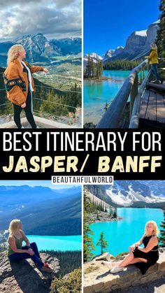 the best itinerary for jasper / banff, beautiful world in europe